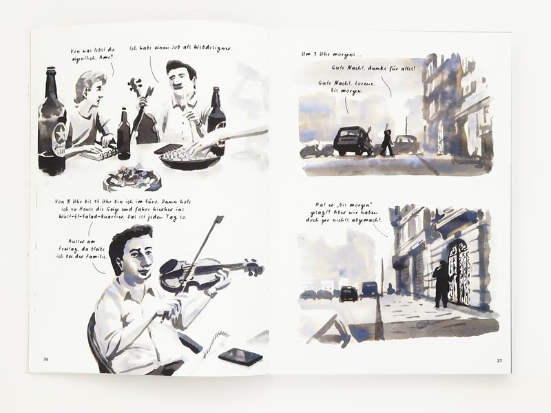 Graphic Novel Kairo im Ohr Amr Darwish Geiger