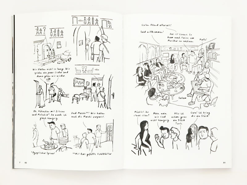 Graphic Novel Kairo im Ohr Hieroglyphen-Konversation